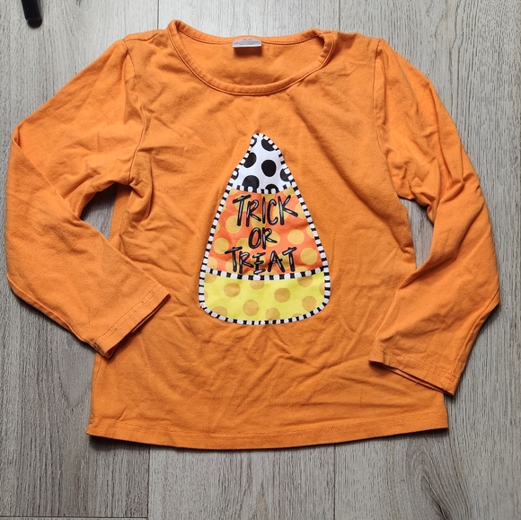 Sparkle in Pink - Candy Corn Girl's 2 Piece Set - Checkered Bell Bottoms Size XL - Picture 3 of 7